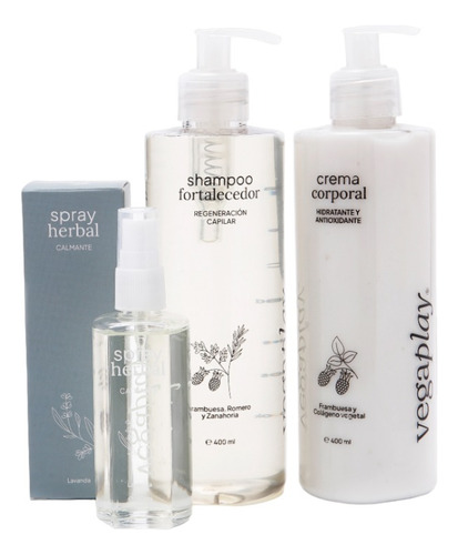 Kit Patagonia Spray, Shampoo Y Crema Vegaplay 