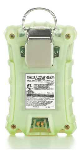 Detector Multigas Msa Altair 4xr C/sensor Lel,o2,co,h2s Glow Color Fosforescente