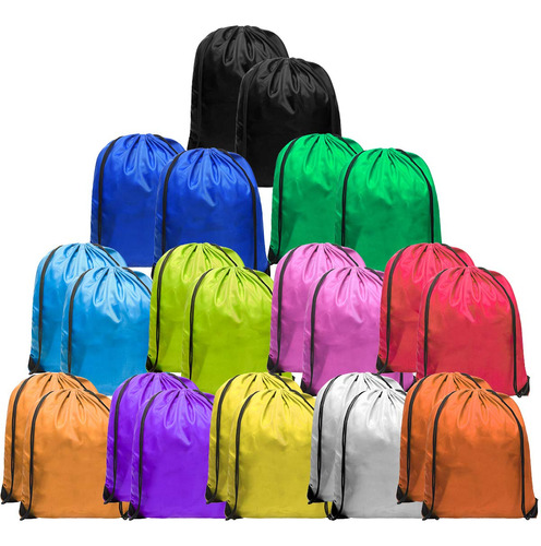 Ultraoutlet 24 Bolsa Nylon Cordon Para Deporte Granel Futbol