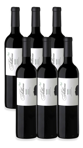 Vino Sottano Tinto Malbec Orgánico 750ml Mendoza Caja X6u