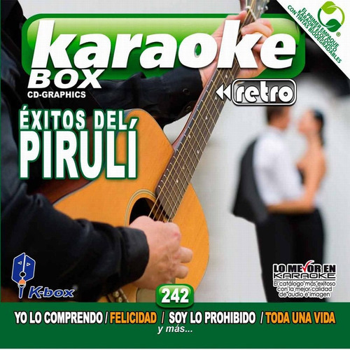 Cd+g Karaoke K-box Exitos  De Victor Iturbide El Piruli