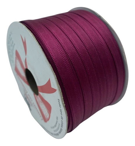 Cinta Satin Doble Cara 1730-1 De 6mm Rollo De 108mts