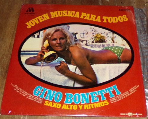 Gino Bonetti Joven Musica Para Todos Vinilo Lp Kktus