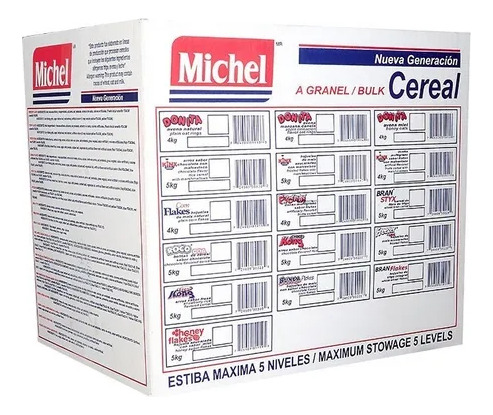 Caja De Cereal Hojuela Maiz Azucarada Granel - Michel 5 Kg