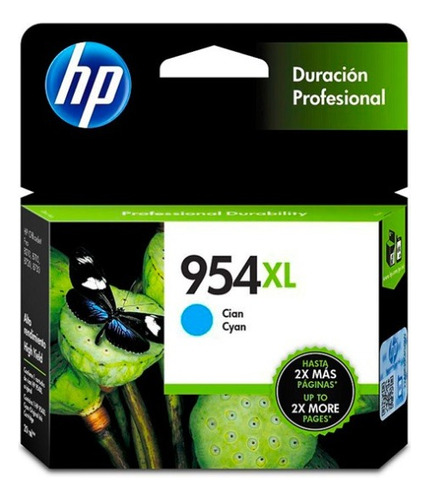 Tinta Hp 954xl (l0s62al) Para 7740,rinde 1600 Pgs-cyan