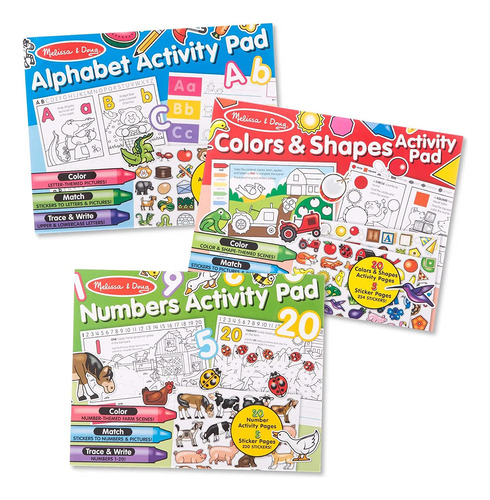 Paquete De Almohadillas De Actividad Melissa Amp Doug Alphab