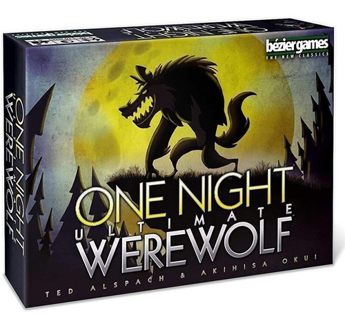 Bézier Jogos De Tabuleiro One Night Ultimate Werewolf Black