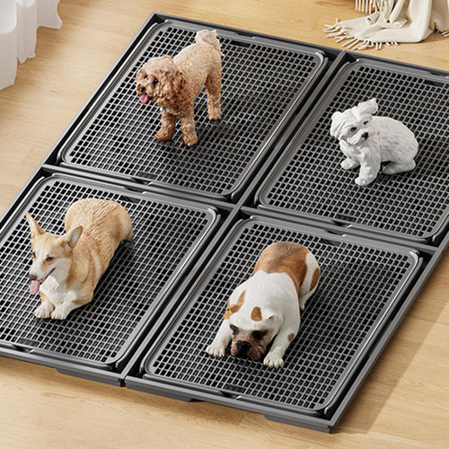 Orinal Para Perros, Rejillas De Malla Para Gris Oscuro