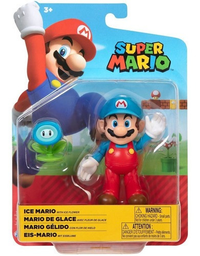 Muñeco Super Mario Figura Articulada 10cm Original 40457