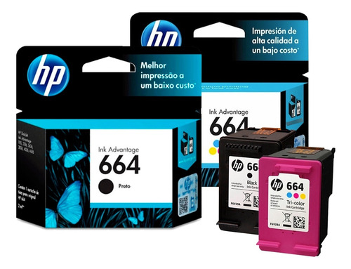 Pack De Cartuchos Hp 664. 2135/2675/3635/3775/3785/4535/4675