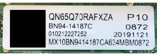 Main Samsung Bn94-14187c Bn41-02695a Qn65q70rafxza (Usado)