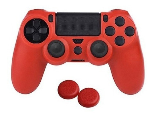 Protector Funda Silicona Y Analogos Para Joystick Ps4