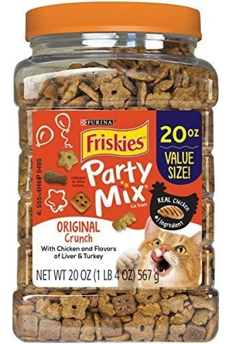 Purina Friskies Party Mix Original Crunch Cat Treats