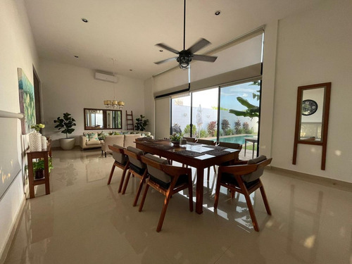 Imagen 10 de 22 de Casa De Una Planta Amueblada Y Equipada En Renta- Mérida Norte Bellavista