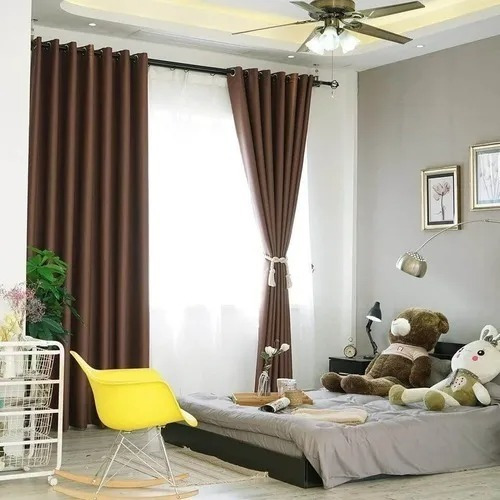 Cortinas Blackout Living Dormitorios Oficinas Negra 230x140