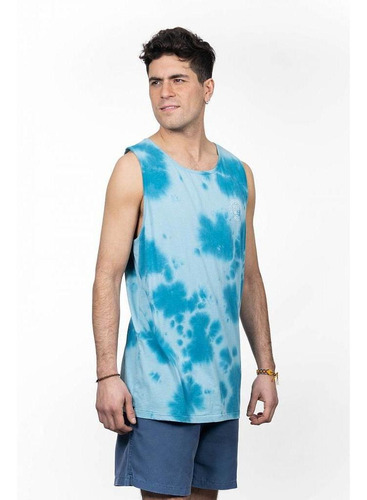 Polemic Polera Sin Mangas Tie Dye Modern Fit - Calipso