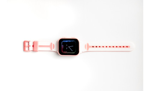 Reloj Inteligente Infantil 4g Con Gps Y Videollamadas Azul Y Rosa Lisa Rosa Y Blanco Negro