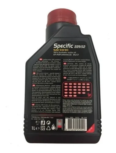 Aceite Sintetico Motul Specific 5w30 Vw Amarok Audi 1 Litro