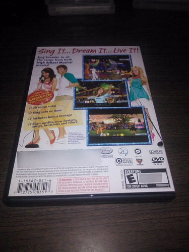 Disney High School Musical Sing It Ps2 (Usado)