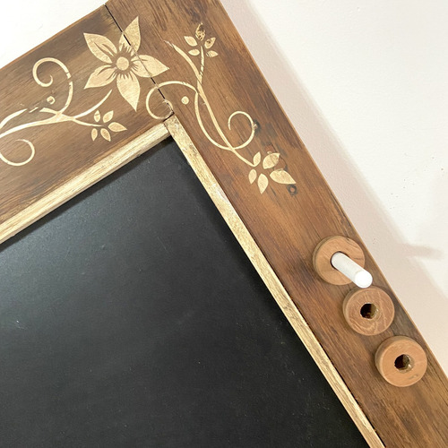 Pizarra De 138x53 Cm / Pizarrón Rústico Y Ecológico (Usado)