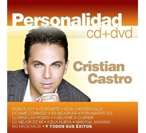 Cristian Castro: Personalidad Primera Fila | Cd + Dvd Nuevo