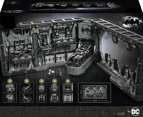 76252 Batcave Caixa De Sombras | Parcelamento sem juros