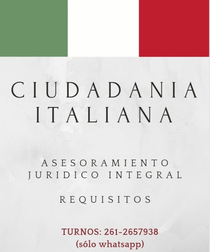Ciudadanía Italiana