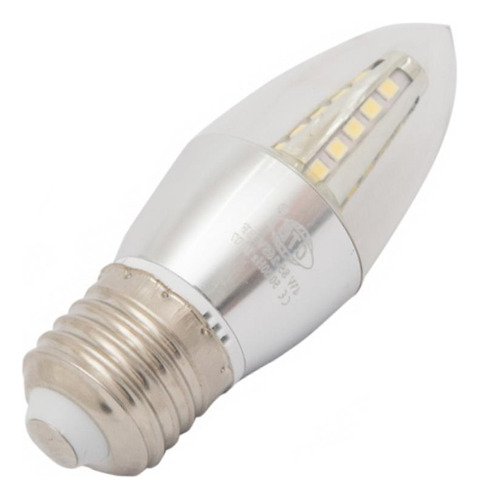 Lampada Vela Cristal E27 4w 6000k