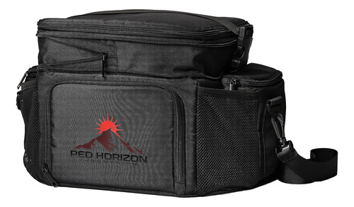 Bolso De Comida De La Industria Del Horizonte Rojo- 6jwps