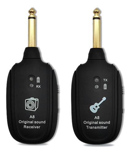 Transmisor De Audio Inalámbrico A8 Uhf Para Guitarra Eléctri