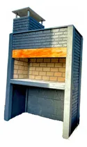 Comprar Parrillero Prefabricado Ladrillos Refractarios Barbacoa Leña