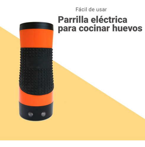 Parrilla Eléctrica Para Cocinar Huevos Eggmaster Naranja