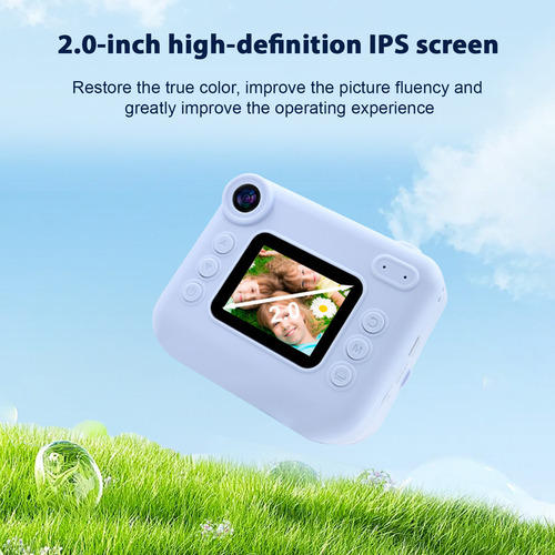 Cámara Digital Para Niños Que Imprime Vídeo De 1080p Para Ni