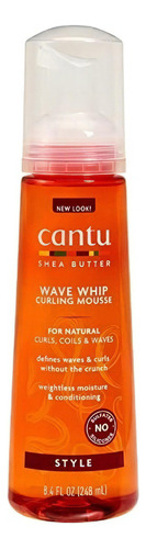 Mousse Rizador Cantu Wave Whip Con Manteca De Karité 248ml