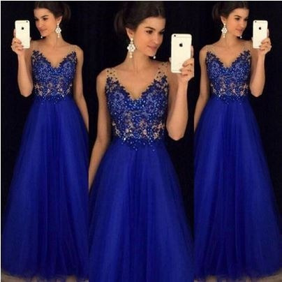 Vestido Largo Azul De Fiesta De Noche De Boda Graduacion! | Meses sin intereses Vestido Largo Azul De Fiesta De Noche De Boda Graduacion! | Meses sin intereses