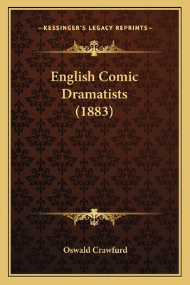 Libro English Comic Dramatists (1883) - Crawfurd, Oswald
