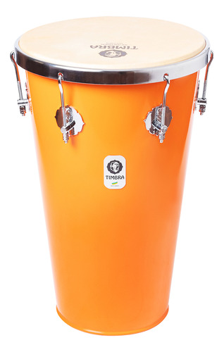 Tantan Conico 12 Polegadas X 50cm Laranja Pele Animal Timbra