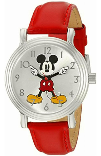 Disney Mickey Mouse Reloj Analógico De Cuarzo Para Adultos,