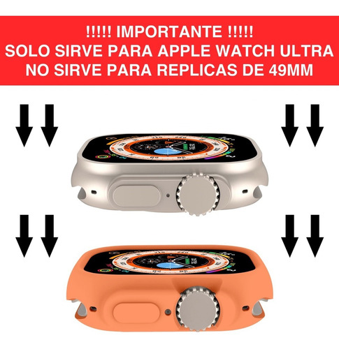 Case Funda Protector Tpu 360 Para Apple Watch Ultra 49mm