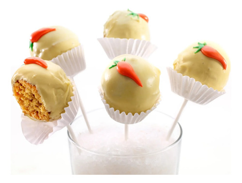 Molde De Silicona Cake Pops Lekue Profesional De 18 Esferas