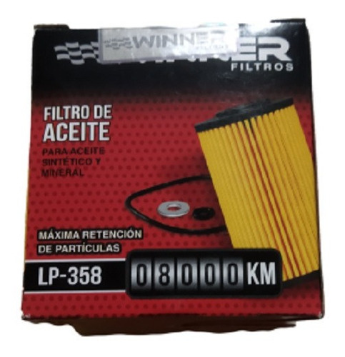 Filtro De Aceite Winner Lp-358 Citroen C2-c3-c4/dongfeng S30