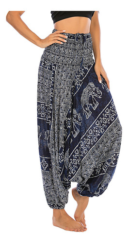 Pantalones Para Mujer, Estilo Hippie, Bohemio, Pijama, Estam