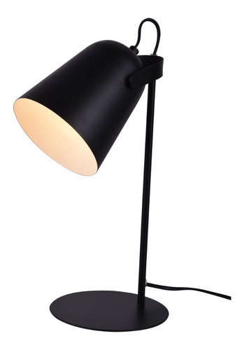 Lampara Decorativa De Mesa Negra + Lamp. De Regalo - Unilux