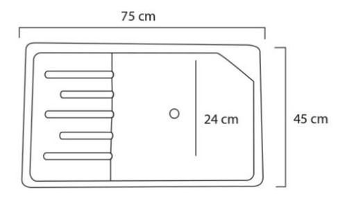 Imagen 3 de 10 de Pileta Reforzada Lavadero Fibra Vidrio Marmolina Oferta Baño