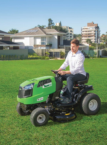 Trator Cortador De Grama A Gasolina 17,5hp Trapp Lt4217