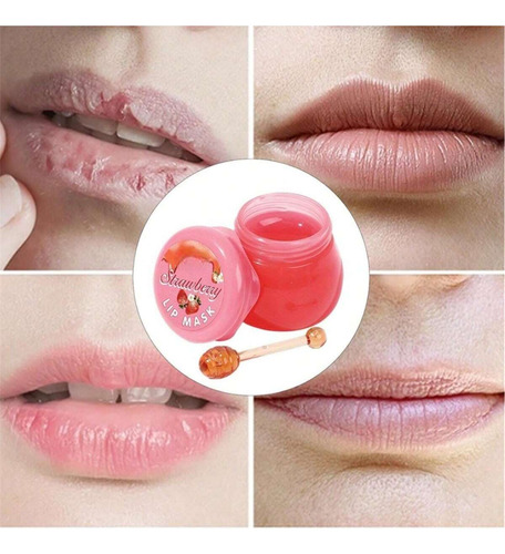 Bálsamo Labial Hidratante Brillo Fresa - Moda Ling