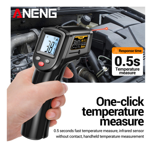 Pistola Medidor Digital De Temperatura Con Termómetro Infrar