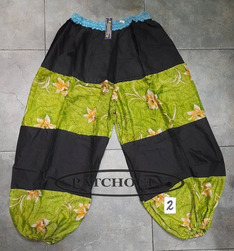 Imagen 3 de 3 de Pantalon Babucha Yoga Meditacion Tai Seda/razo Xl/xxl Grand2