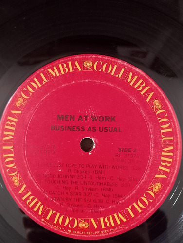 Lp Men At Work Business As Usual Usa 1981 Who Can It Be Now? (Usado)