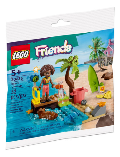 Lego Friends Beach Cleaning 52 Piezas 30635